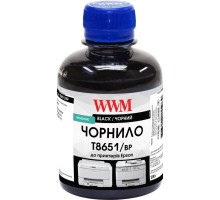 Чорнило WWM Epson WorkForce Pro WF-M5690/WF-M5190 200г Black pigm. (T8651/BP)