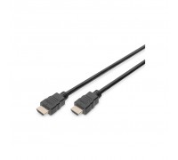 Кабель мультимедійний HDMI to HDMI 1.0m UHD 4K Digitus (AK-330107-010-S)