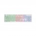 Клавіатура REAL-EL 7070 Comfort Backlit, white