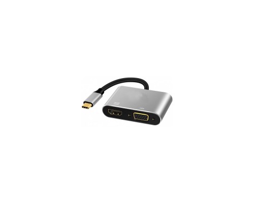 Перехідник Type-C to HDMI / VGA Extradigital (KBV1743)