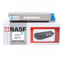 Тонер-картридж BASF OKI C612/ 46507519 Cyan (KT-46507519)