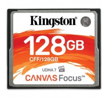 Карта пам'яті Kingston Compact Flash Card 128Gb Canvas Focus UDMA7 (CFF/128GB)