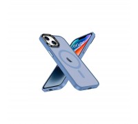 Чохол до мобільного телефона 2E Basic Apple iPhone 15 Ultra Soft Touch MagSafe Cover Light Blue (2E-IPH-15U-OCLS-LB)