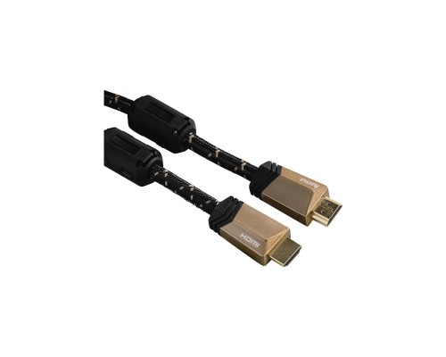 Кабель мультимедійний HDMI to HDMI 0.75m Premium Hama (00122209)