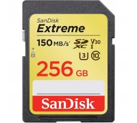Карта пам'яті SANDISK 256GB SDXC class 10 UHS-I U3 Extreme (SDSDXV5-256G-GNCIN)