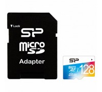 Карта пам'яті Silicon Power 128GB microSDXC class 10 UHS-I Elite Color (SP128GBSTXBU1V21SP)