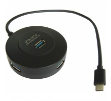 Концентратор Maiwo USB 3.1 Type-C - 4 port USB 3.0 Type-А, cable 30 cm (KH304)