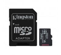 Карта пам'яті Kingston 64GB microSDXC class 10 UHS-I V30 A1 (SDCIT2/64GB)