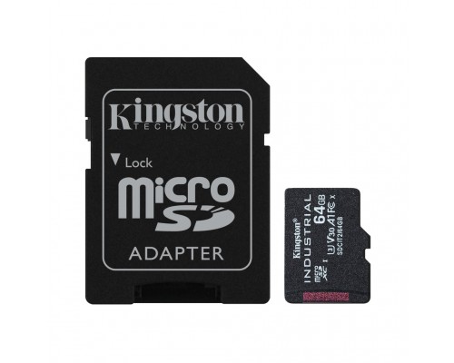 Карта пам'яті Kingston 64GB microSDXC class 10 UHS-I V30 A1 (SDCIT2/64GB)