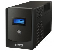 Источник бесперебойного питания Mustek PowerMust 1500 LCD/1050W (1500-LCD-LIS-T30)