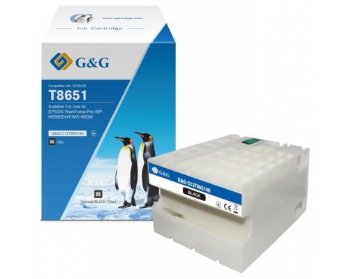 Картридж G&G Epson WF-M5190/WF-M5690 black 10K (G&G-C13T865140)