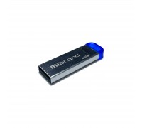 USB флеш накопичувач Mibrand 64GB Falcon Silver-Blue USB 2.0 (MI2.0/FA64U7U)