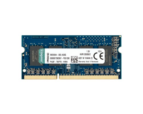 Модуль пам'яті для ноутбука SoDIMM DDR3 2GB 1333 MHz Kingston (KVR13S9S6/2)