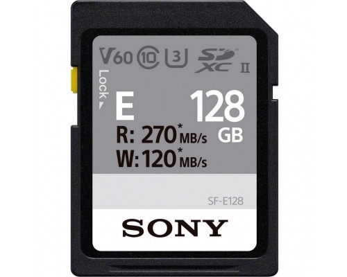 Карта пам'яті Sony 128GB SDXC class 10 UHS-II U3 V60 Entry (SFE128.AE)