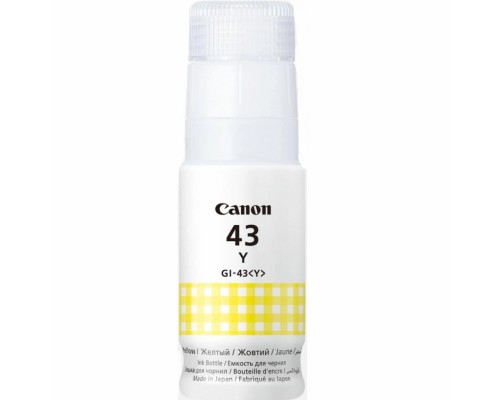 Контейнер з чорнилом Canon GI-43 Yellow (4689C001)