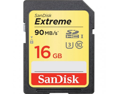 Карта пам'яті SanDisk 16GB SDHC class 10 UHS-I U3 (SDSDXNE-016G-GNCIN)