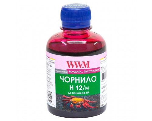 Чорнило WWM HP №10/ 11/12/13/14/82 (Magenta) (H12/M)