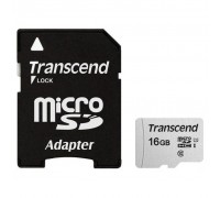 Карта пам'яті Transcend 16GB microSDHC class 10 UHS-I U1 (TS16GUSD300S-A)