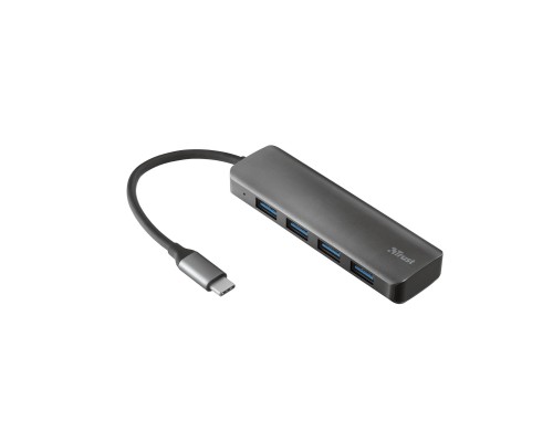 Концентратор Trust Halyx USB-C to 4-Port USB-A 3.2 ALUMINIUM (23328_TRUST)