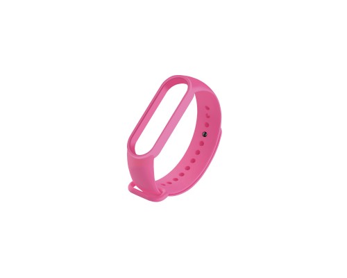 Ремінець до фітнес браслета BeCover Silicone для Xiaomi Mi Smart Band 5/6/7 Hot Pink (705556)