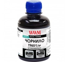 Чорнило WWM Epson WF-M5799DWF/WF-M5299DW 200г Black Pigmented (T9651/BP)