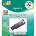 USB флеш накопитель Apacer 32GB AH360 Ashy USB 3.1 Gen1 (AP32GAH360A-1)