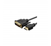 Кабель мультимедійний HDMI to DVI 24+1 1.8m Patron (CAB-PN-DVI-HDMI-18F)