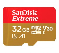 Карта пам'яті SANDISK 32GB microSDHC class 10 UHS-I A1 V30 Extreme (SDSQXAF-032G-GN6GN)