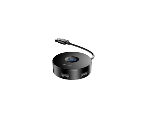 Концентратор Baseus Round box HUB adapter (USB3.0 to USB3.0*1+USB2.0*3) Black (CAHUB-F01)