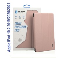 Чохол до планшета BeCover Tri Fold Soft TPU mount Apple Pencil Apple iPad 10.2 2019/2020/2021 Pink (706745)