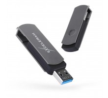 USB флеш накопичувач eXceleram 128GB P2 Series Gray/Black USB 3.1 Gen 1 (EXP2U3GB128)