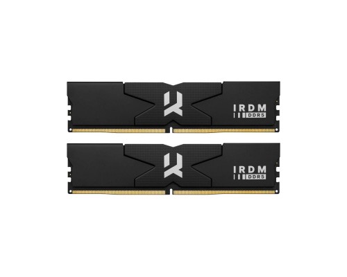 Модуль пам'яті для комп'ютера DDR5 32GB (2x16GB) 5600 MHz IRDM Black Goodram (IR-5600D564L30S/32GDC)