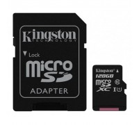 Карта пам'яті Kingston 128GB microSDXC class 10 UHS-I Canvas Select (SDCS/128GB)