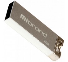 USB флеш накопитель Mibrand 4GB Сhameleon Silver USB 2.0 (MI2.0/CH4U6S)