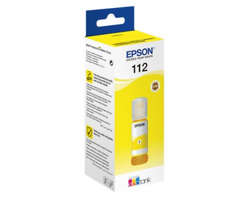 Контейнер с чернилами EPSON 112 EcoTank Pigment Yellow ink (C13T06C44A)