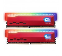 Модуль памяти для компьютера DDR4 16GB (2x8GB) 3200 MHz Orion RGB Racing Red GEIL (GOSR416GB3200C16BDC)