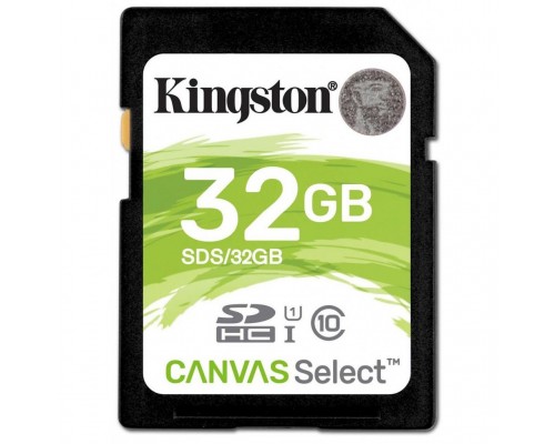 Карта пам'яті Kingston 32GB SDHC class 10 UHS-I U3 Canvas Select (SDS/32GB)