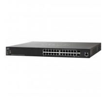 Комутатор мережевий Cisco SF350-24-K9-EU