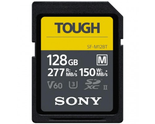 Карта пам'яті SONY 128GB SDXC class10 UHS-II U3 V60 Tough (SFM128T.SYM)