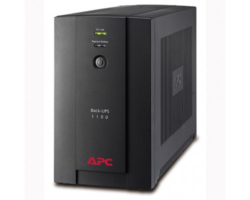 Пристрій безперебійного живлення APC Back-UPS 1100VA, IEC (BX1100LI)