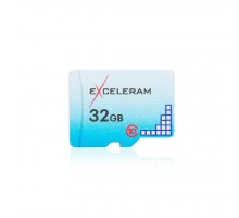 Карта памяти eXceleram 32GB microSD class 10 Color series (EMSD0005)