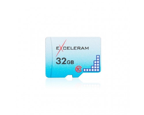 Карта пам'яті eXceleram 32GB microSD class 10 Color series (EMSD0005)