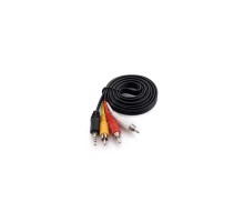 Кабель мультимедійний Jack 3.5mm male to 3RCA 1.5m Extradigital (KBV1731)