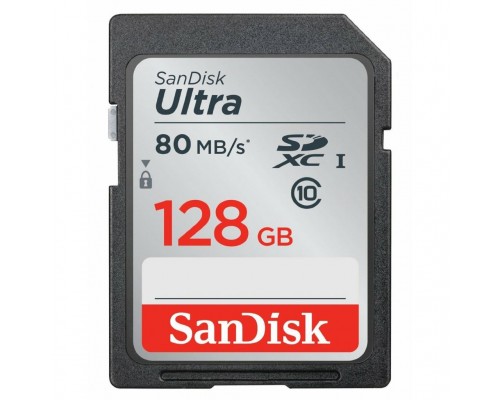 Карта пам'яті SanDisk 128GB SDXC class 10 UHS-I Ultra (SDSDUN4-128G-GN6IN)