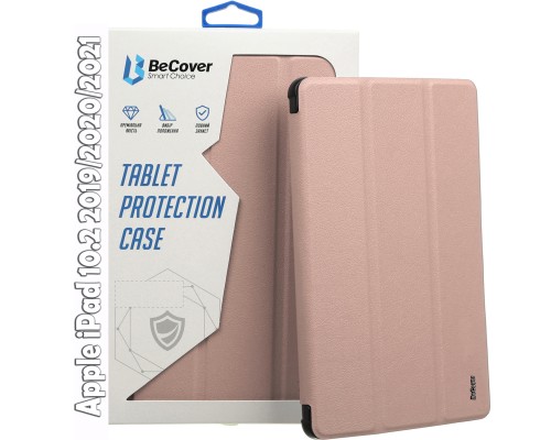 Чохол до планшета BeCover Smart Case для Apple iPad 10.2 2019/2020/2021 Rose Gold (704137)