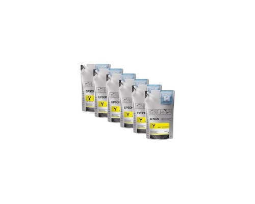 Контейнер з чорнилом Epson SC-F6300 UltraChrome DS Ink Yellow 1.1L*6pcs (C13T46D440)