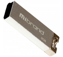 USB флеш накопитель Mibrand 8GB Сhameleon Silver USB 2.0 (MI2.0/CH8U6S)