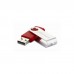 USB флеш накопичувач eXceleram 32GB P1 Series Silver/Red USB 2.0 (EXP1U2SIRE32)