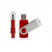 USB флеш накопичувач eXceleram 32GB P1 Series Silver/Red USB 2.0 (EXP1U2SIRE32)