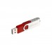 USB флеш накопичувач eXceleram 32GB P1 Series Silver/Red USB 2.0 (EXP1U2SIRE32)